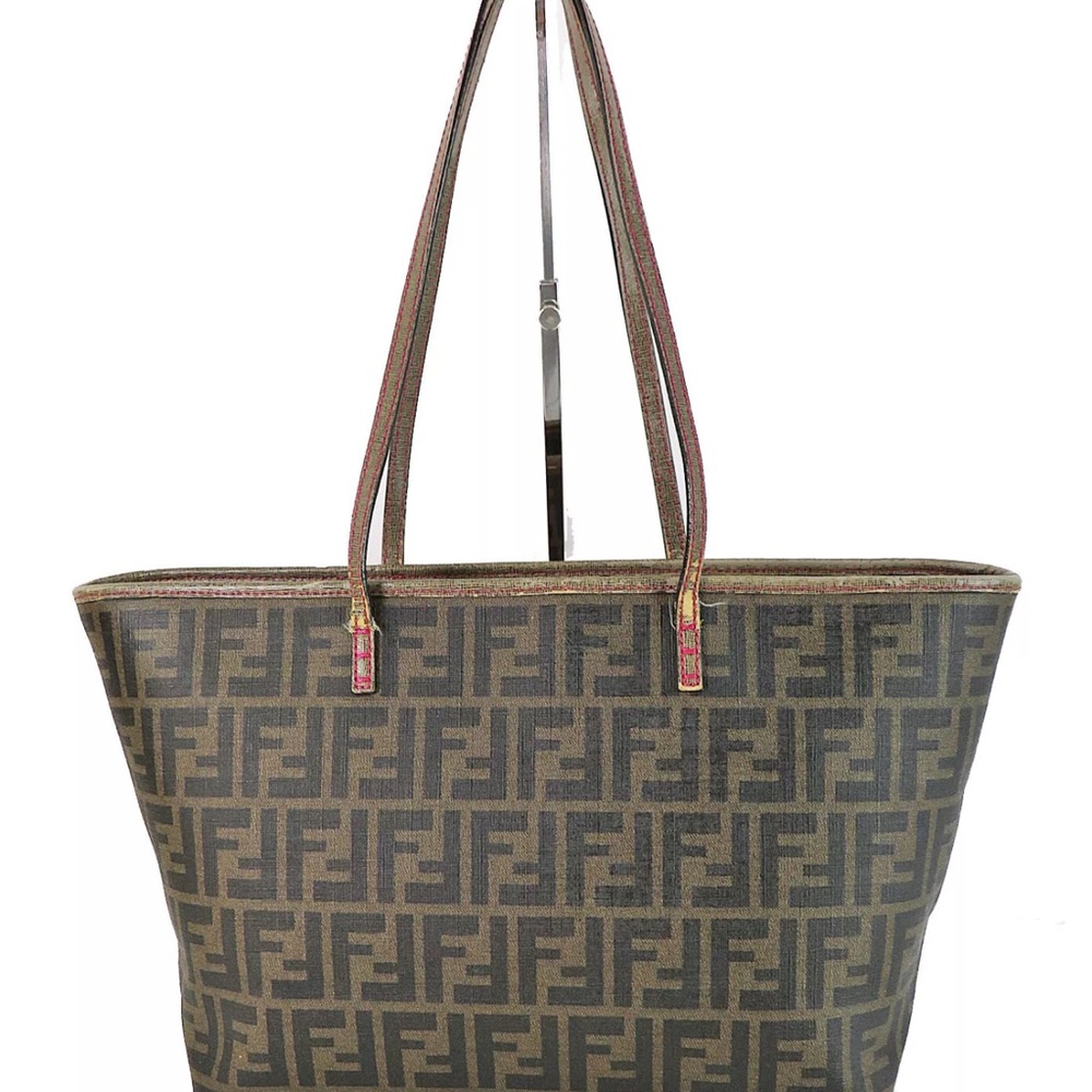 Fendi Brown and Black Tote Bag